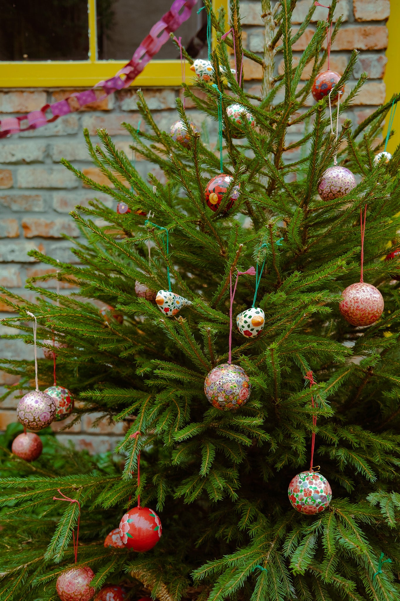 Dusty Pink and Gold Bauble