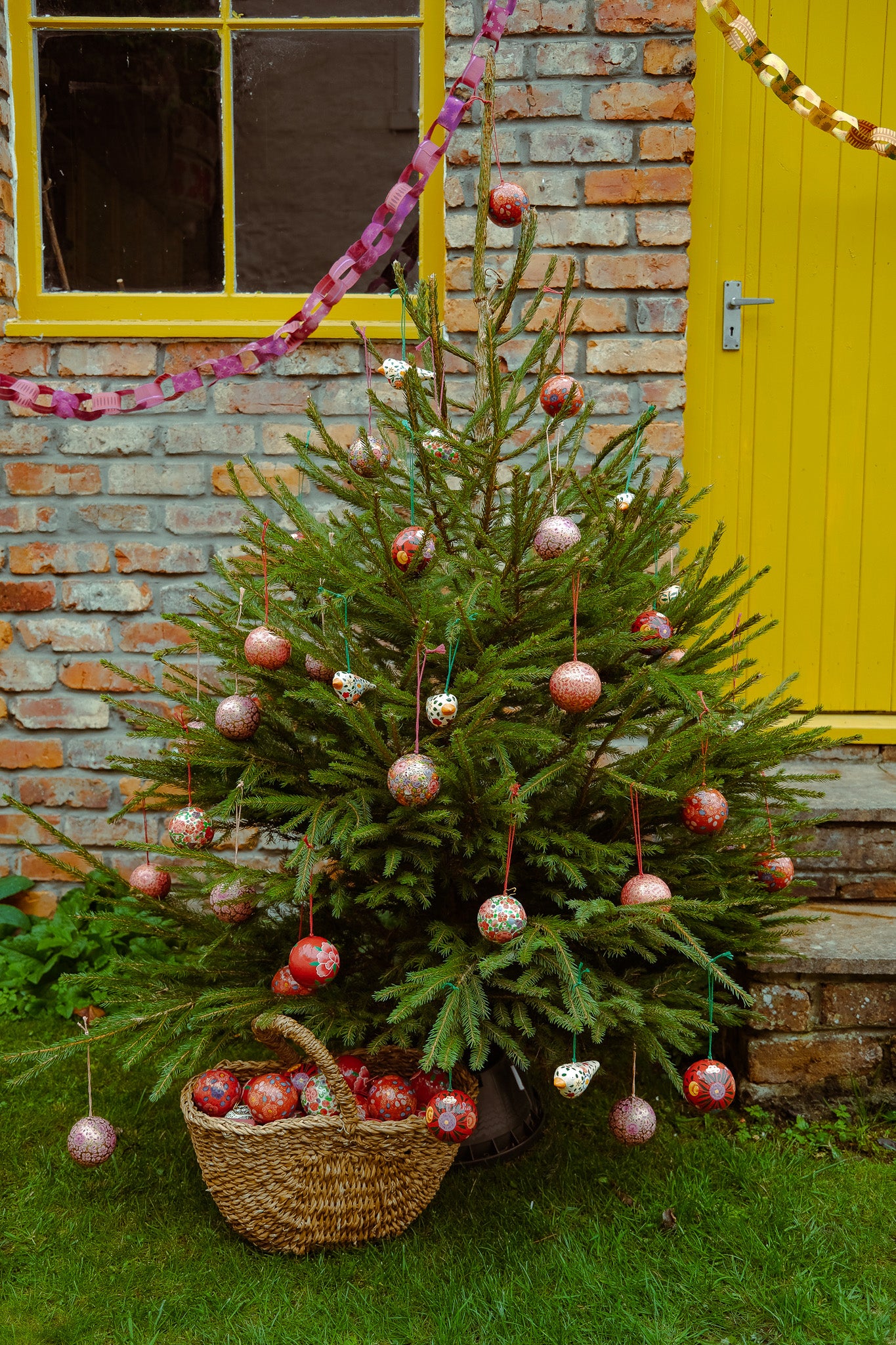 Dusty Pink and Gold Bauble