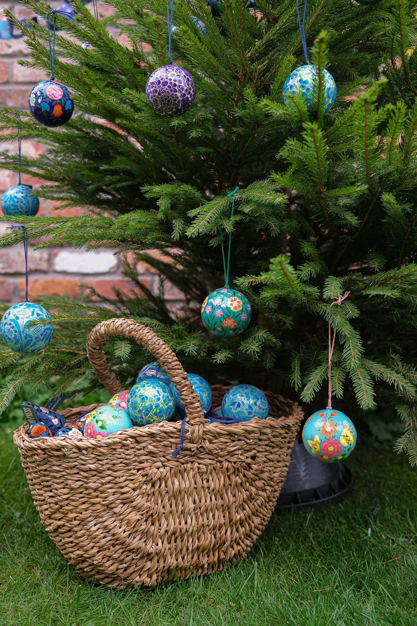 Midnight Blue and Gold Bauble