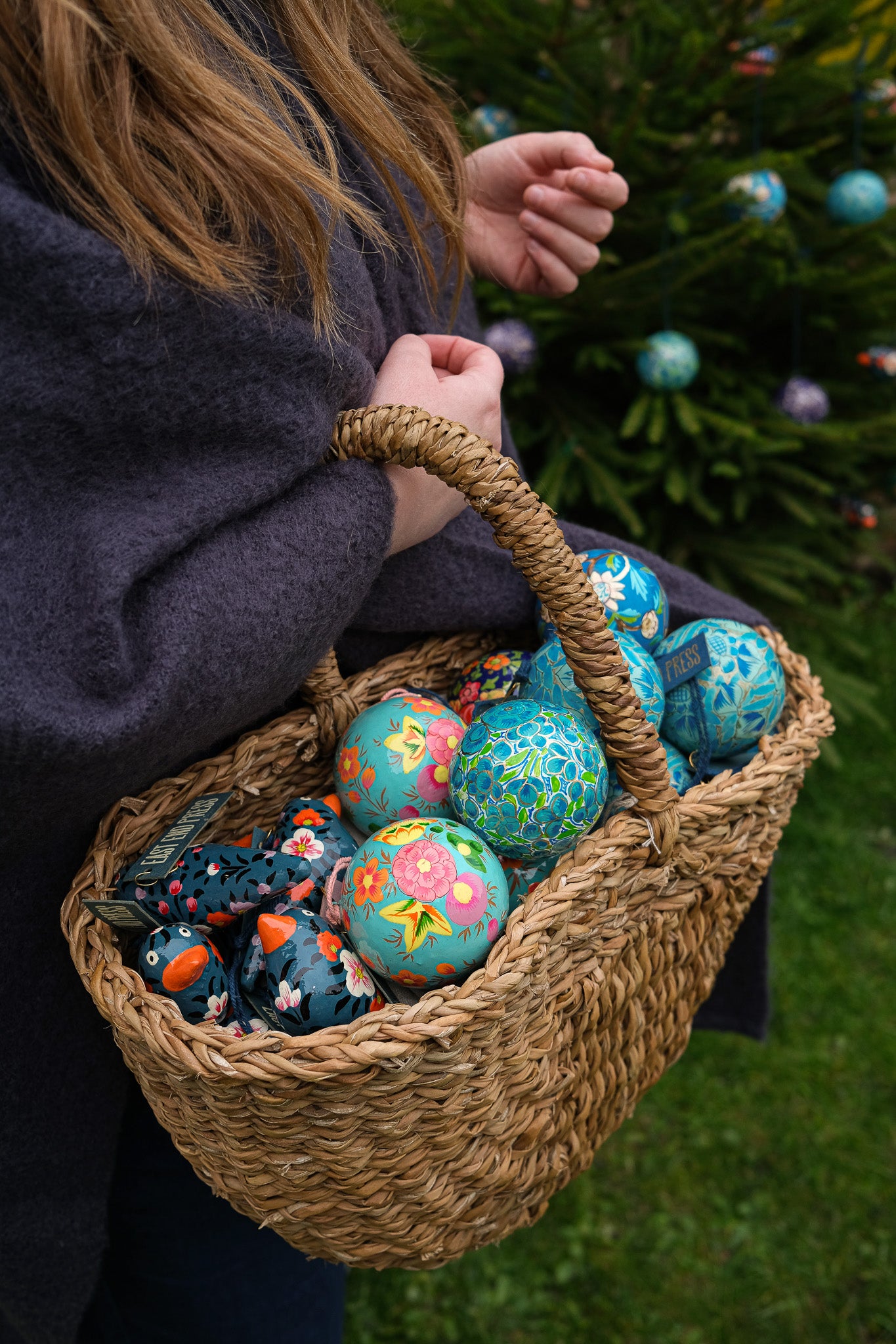 Teal Bird Bauble