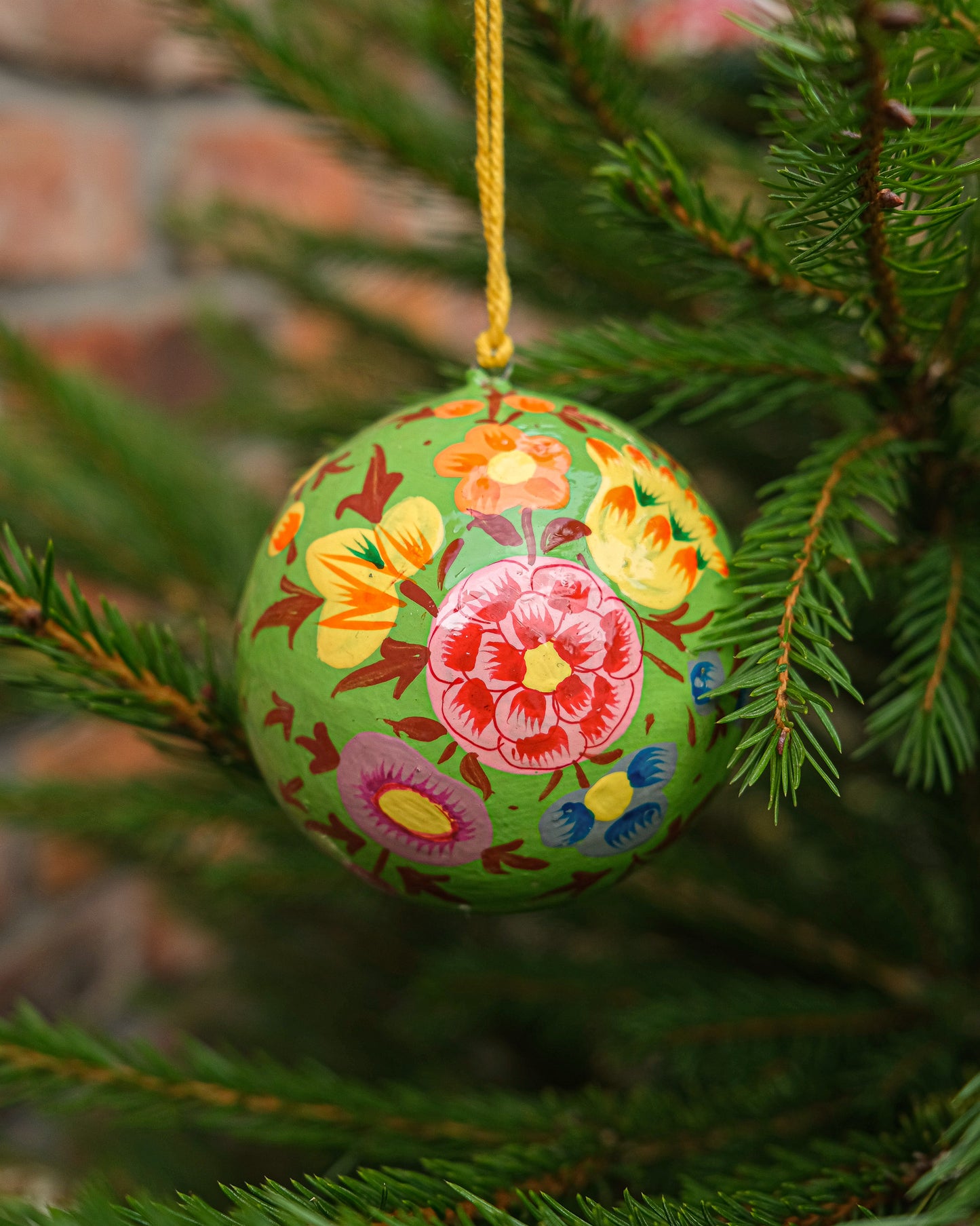 Green Petunia Bauble