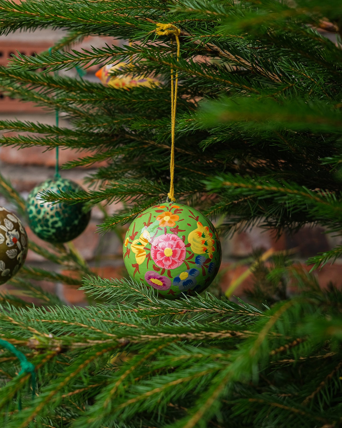 Green Petunia Bauble