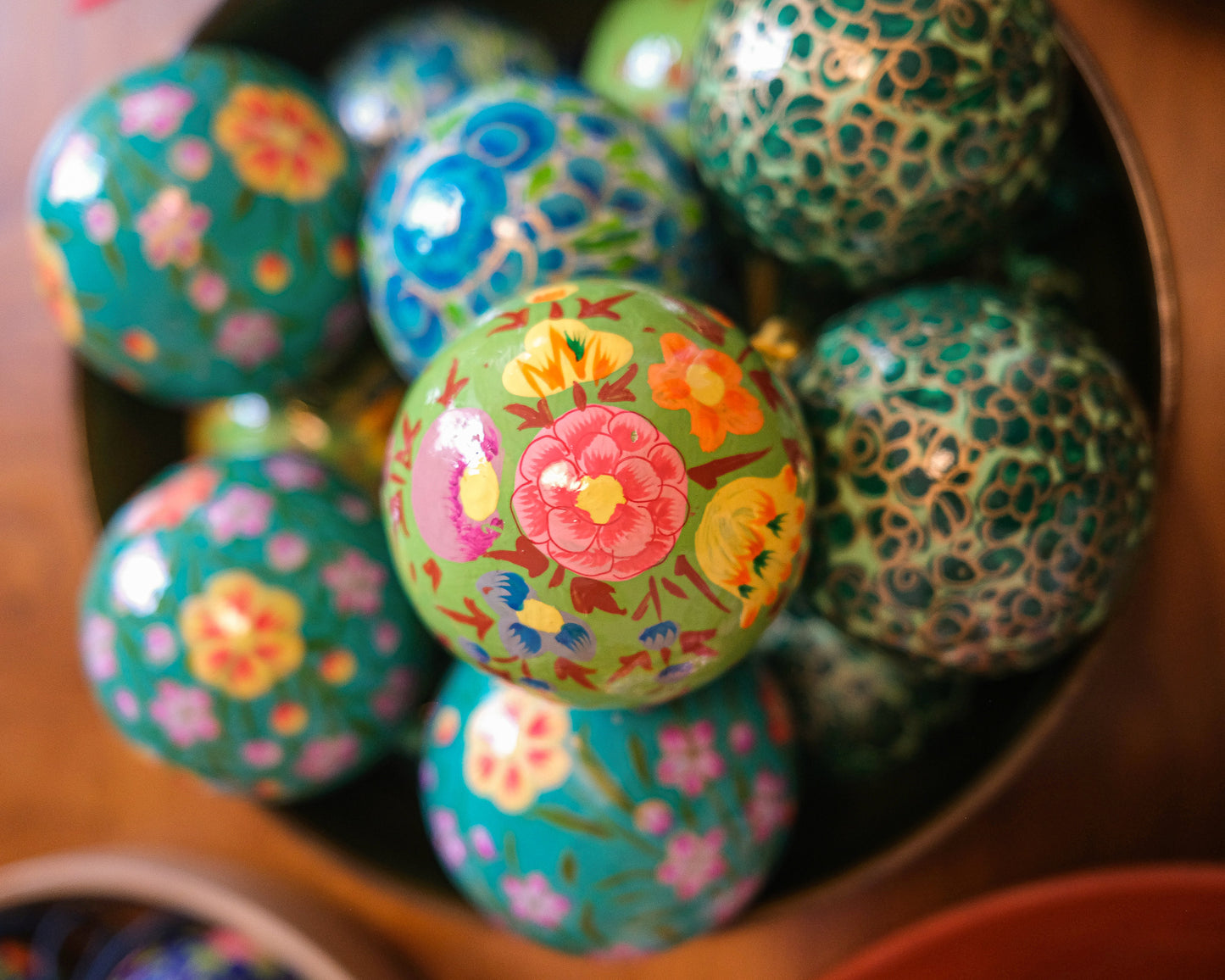 Green Petunia Bauble