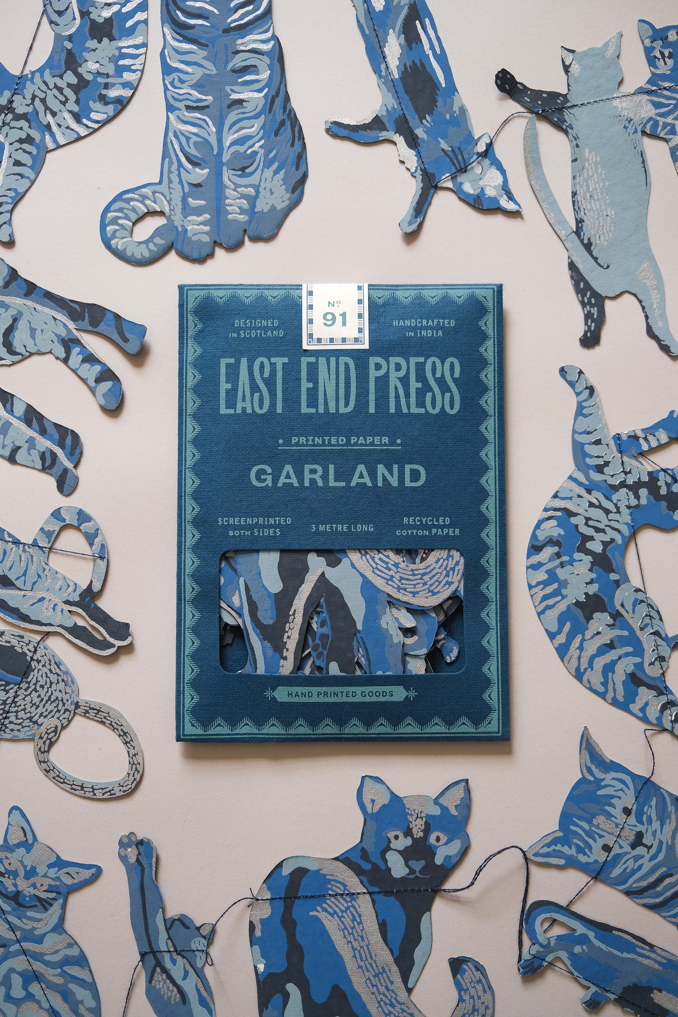 Alley Cats Sewn Garland