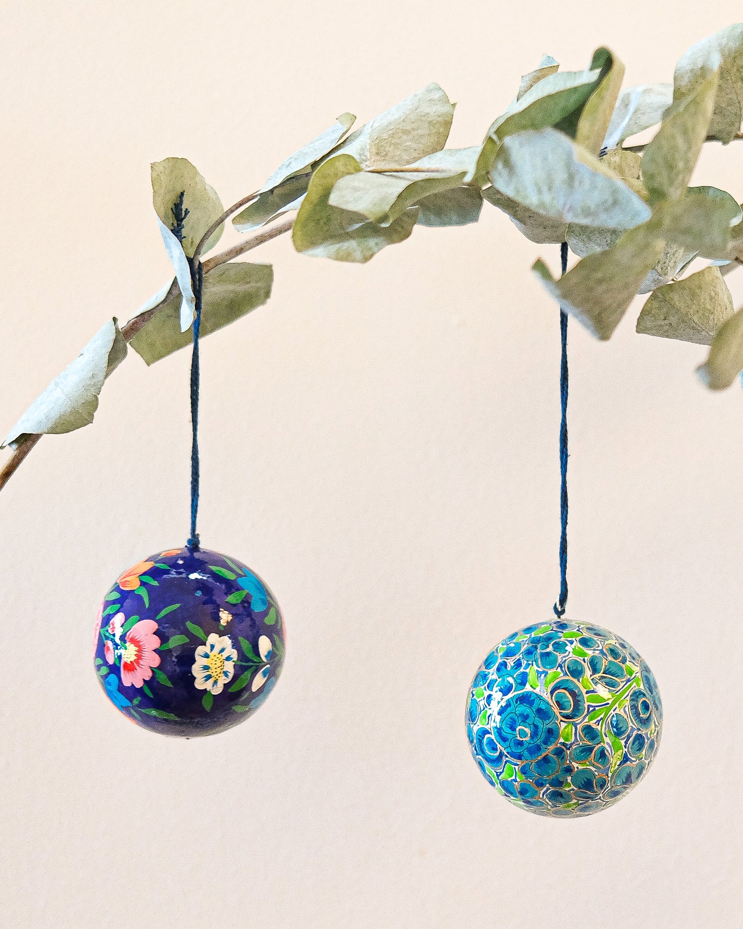 Lime Green and Blue Bauble