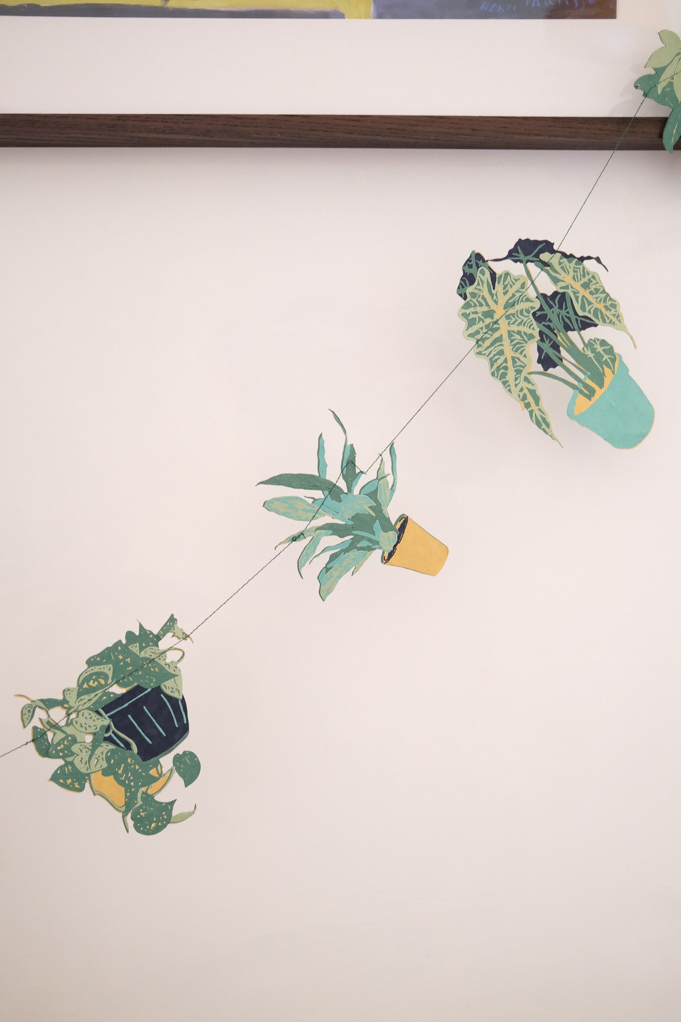 Houseplants Sewn Garland