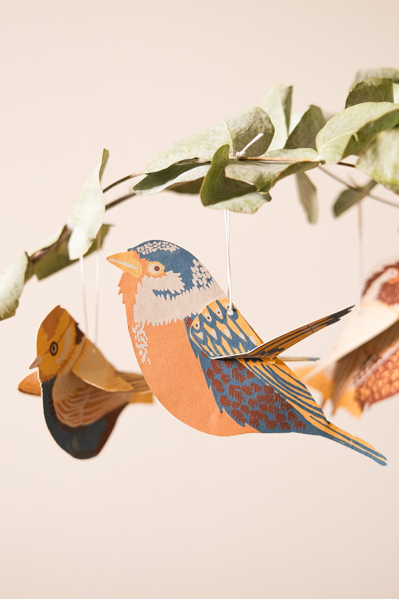 British Birds Paper Ornaments