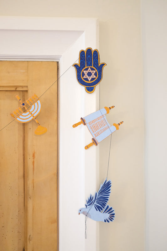 Hanukkah Sewn Garland