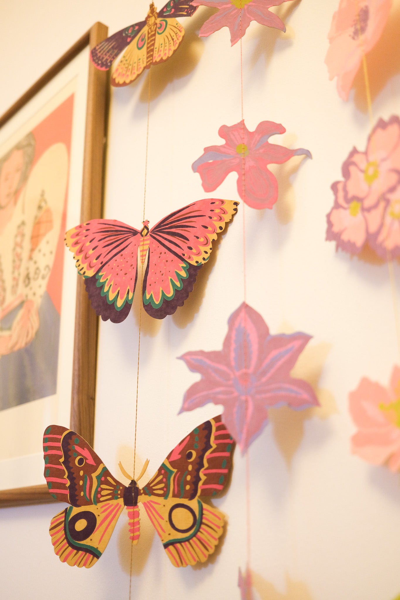 Butterfly Vertical Wall Hanging