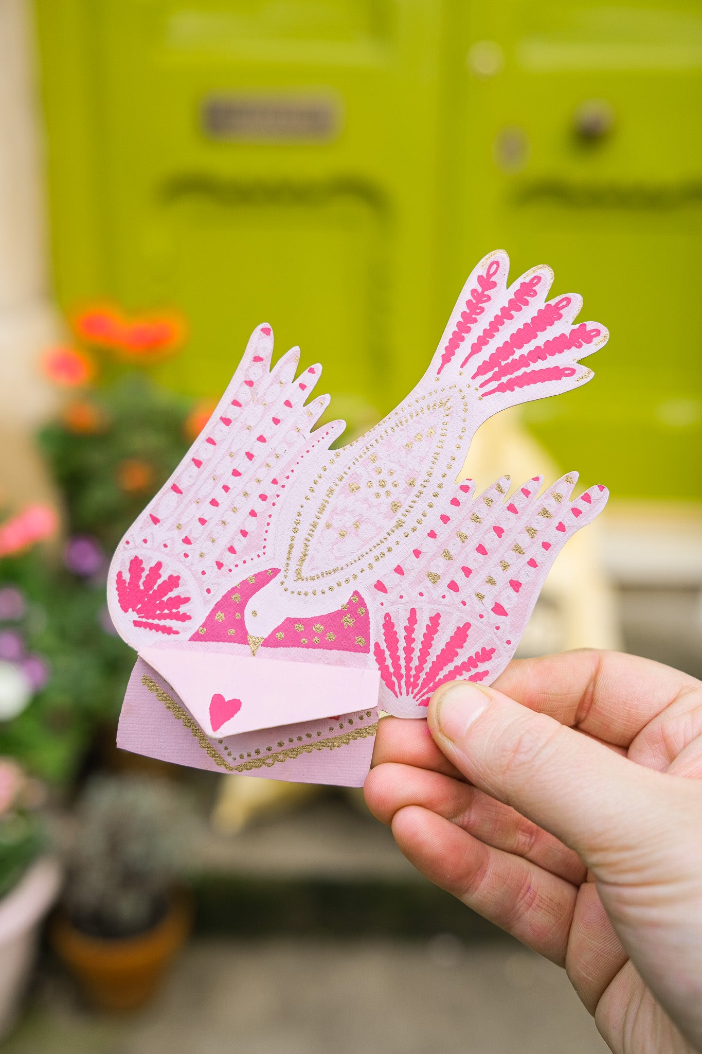 Love Letter Bird Greeting Card