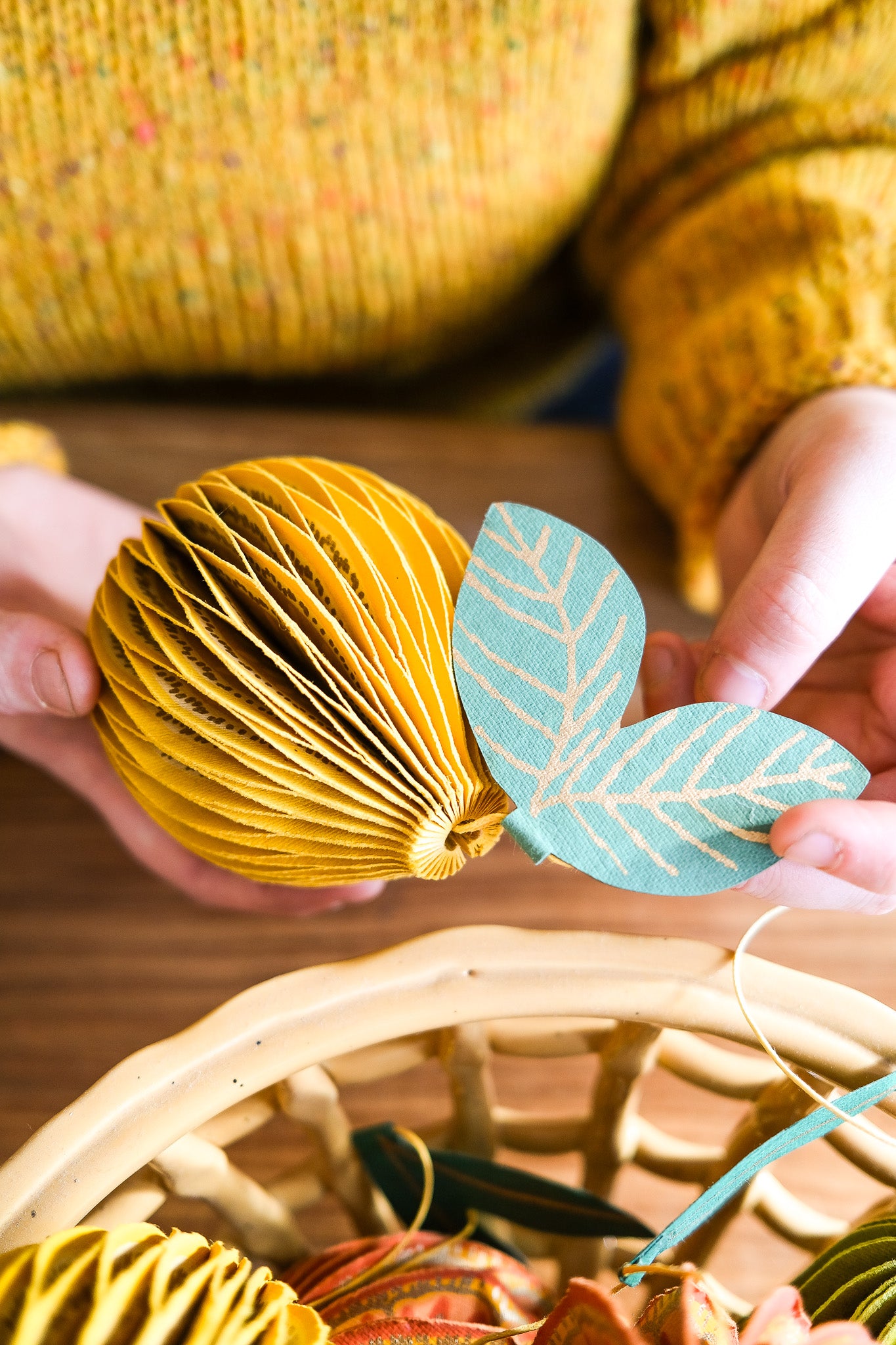 Lemon Honeycomb Ornament