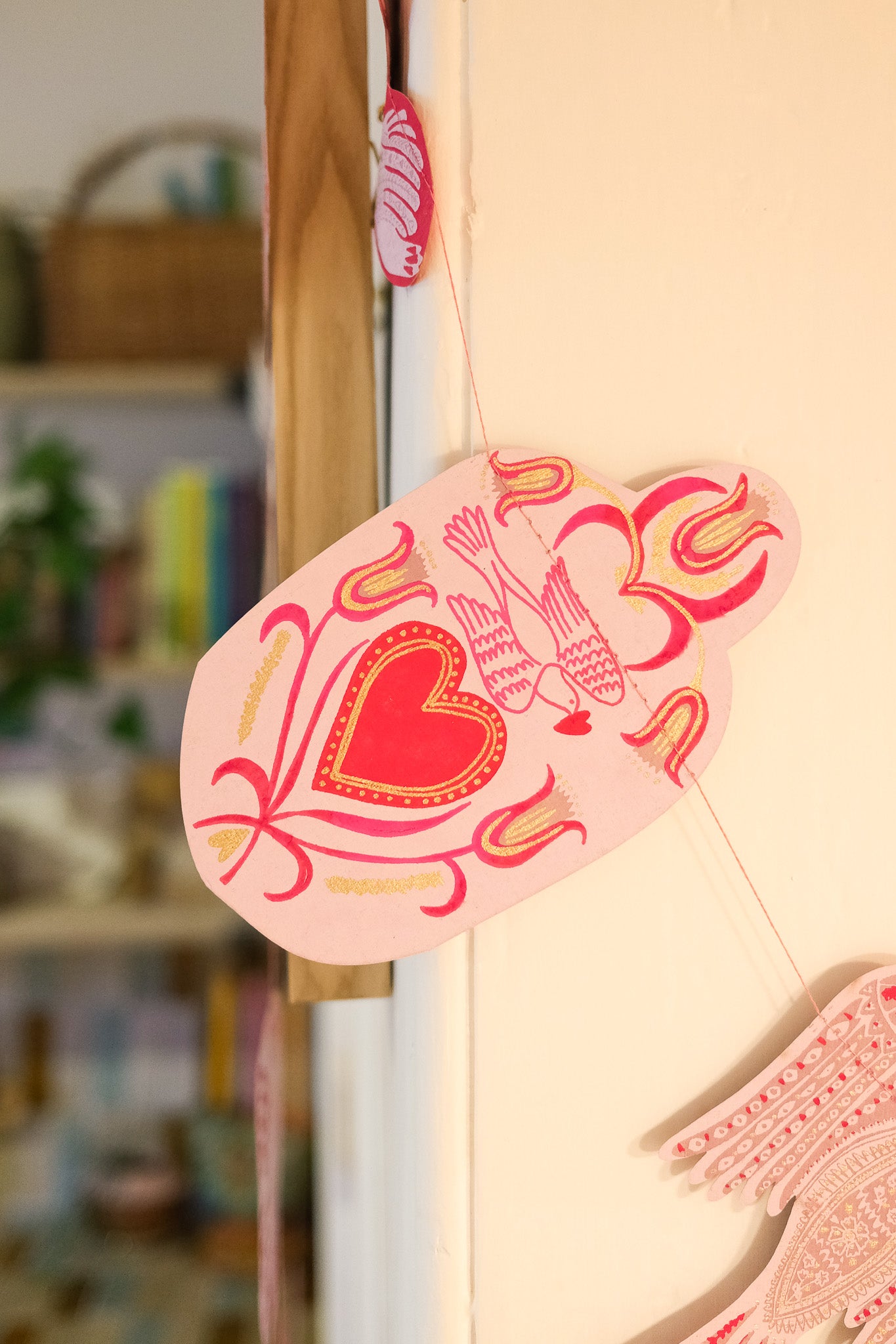 Love Birds Sewn Garland