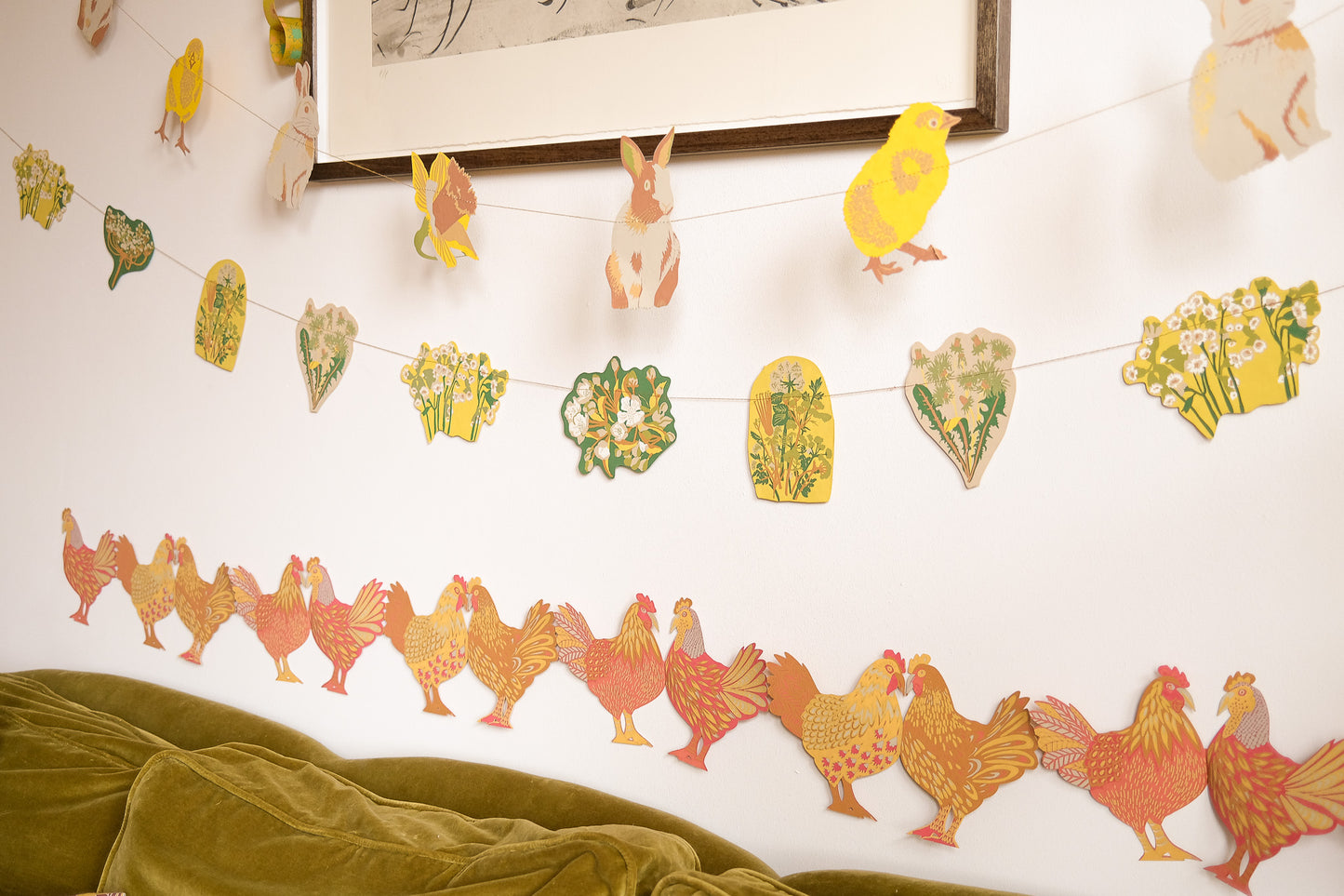 Rabbits Sewn Garland