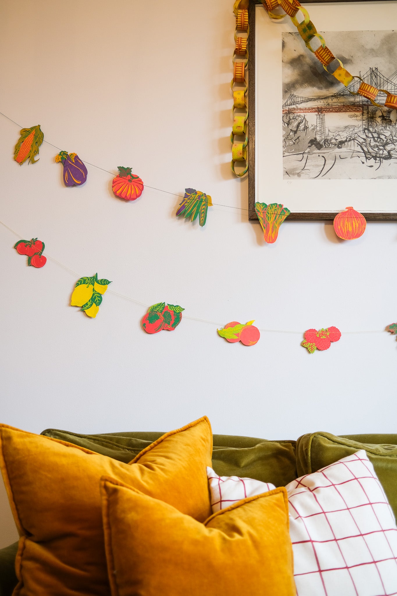 Fruit Sewn Garland