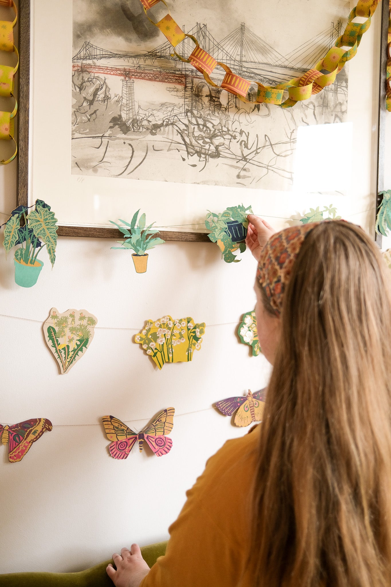 Houseplants Sewn Garland