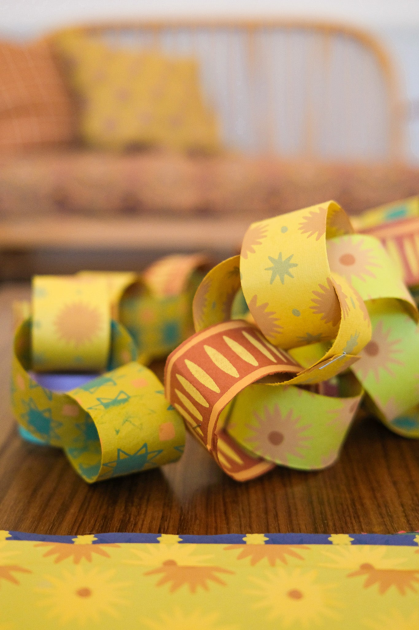 Yellow & Green Paper Chain Kit