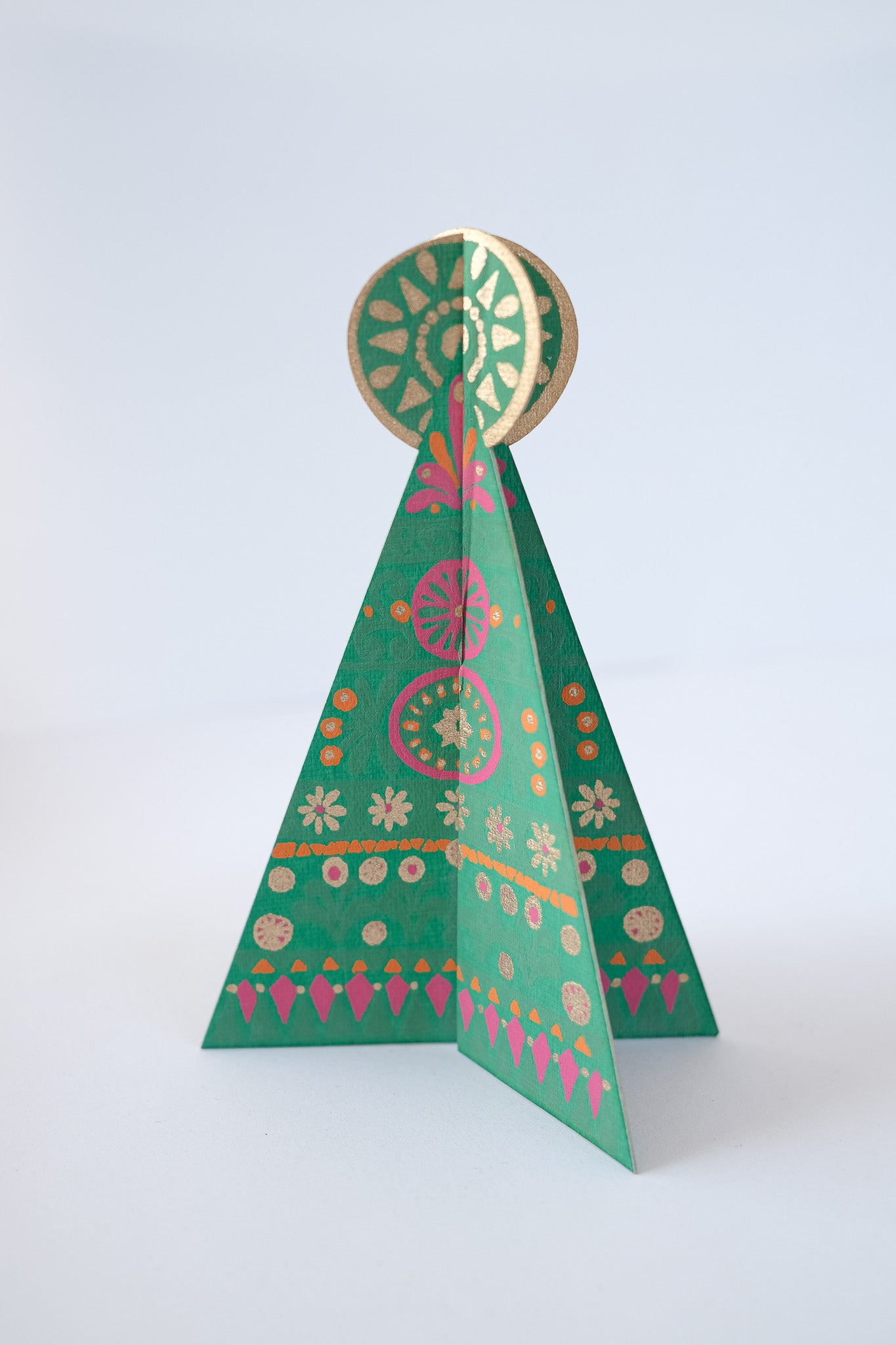 Patterned Tree Greeting Card
