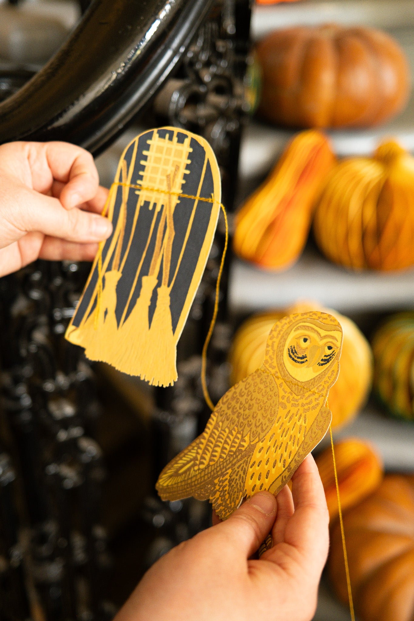 Dancing Skeletons Paper Ornaments