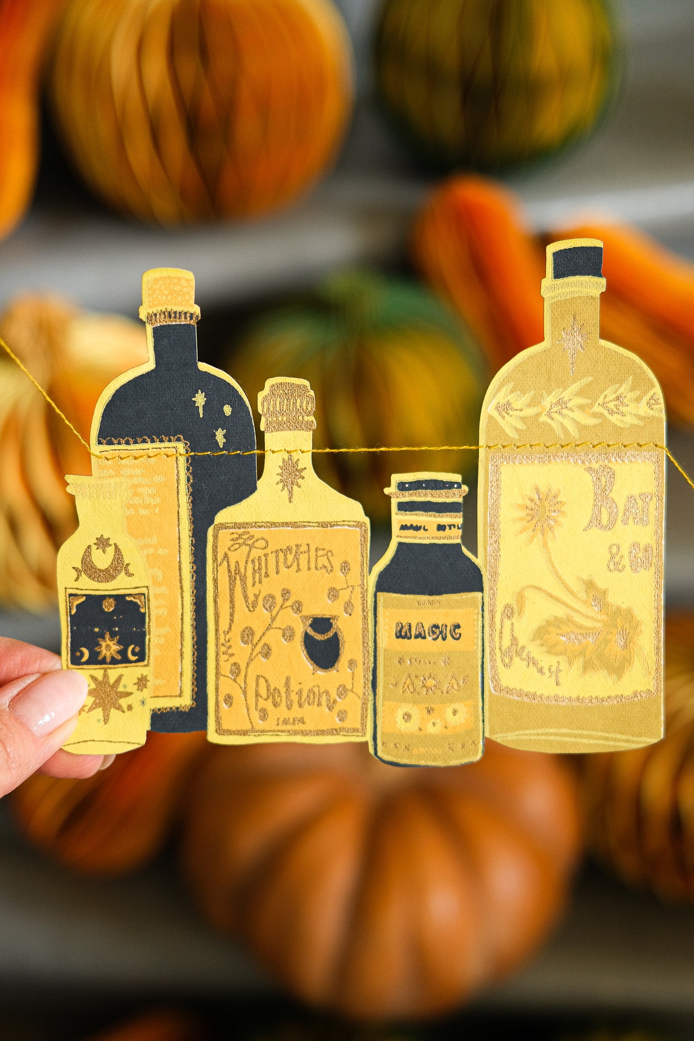Dancing Skeletons Paper Ornaments