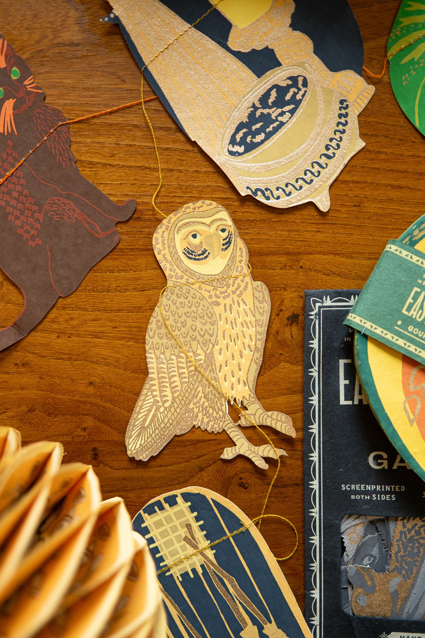 Dancing Skeletons Paper Ornaments