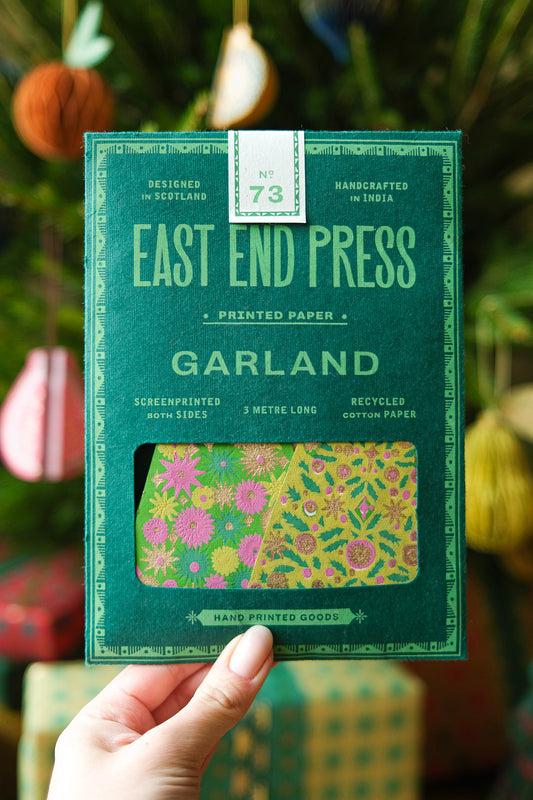 Midcentury Trees Sewn Garland