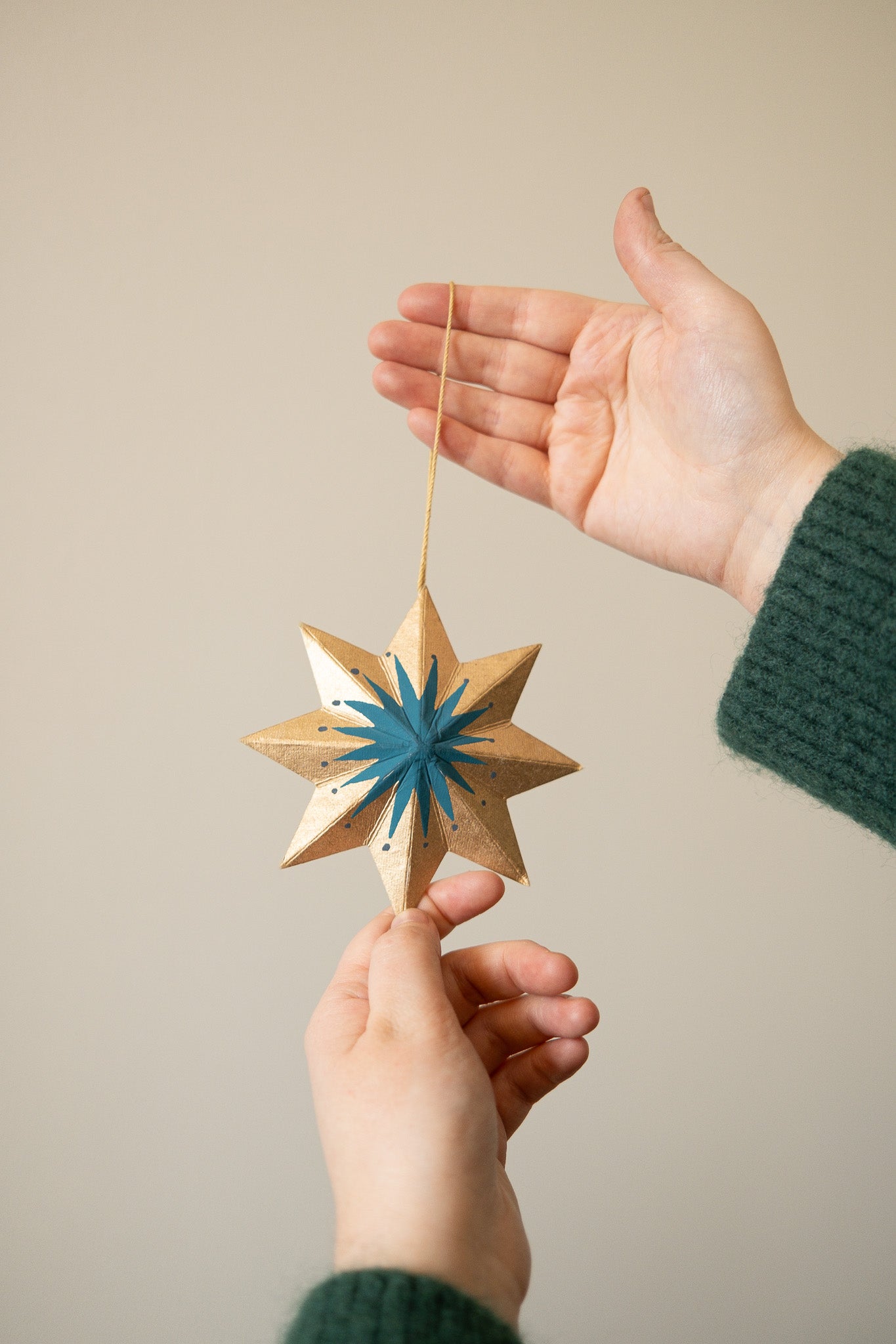 Golden Star Board Ornament