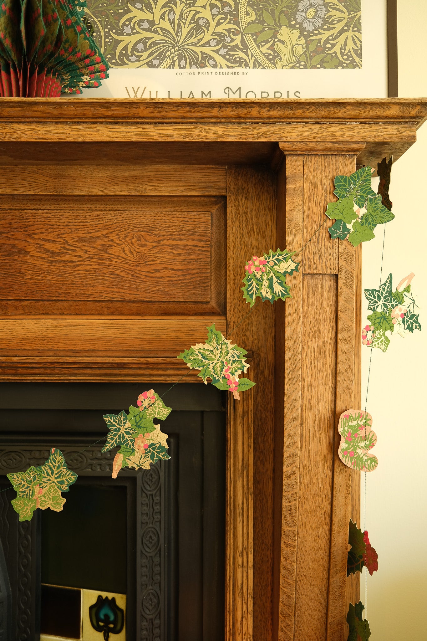 Holly and Ivy Sewn Garland