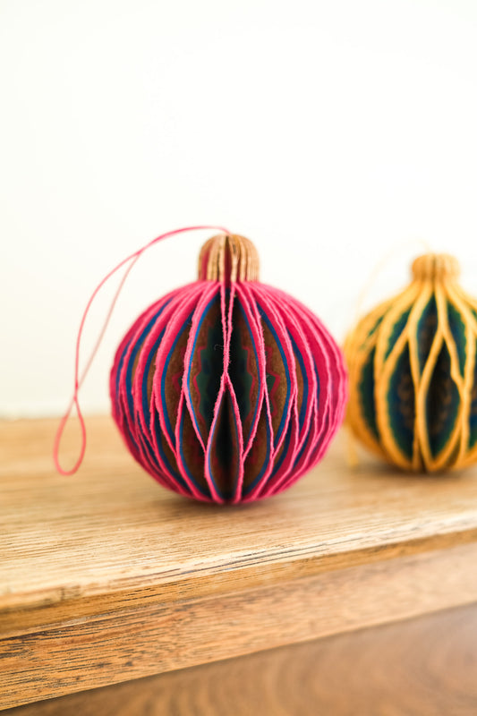 Pink Bauble Honeycomb