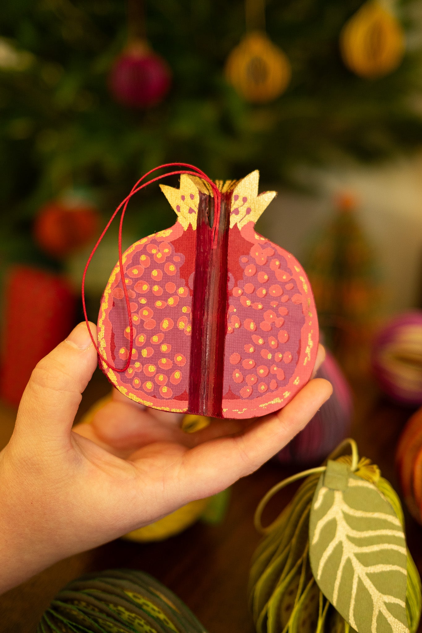 Pomegranate Honeycomb