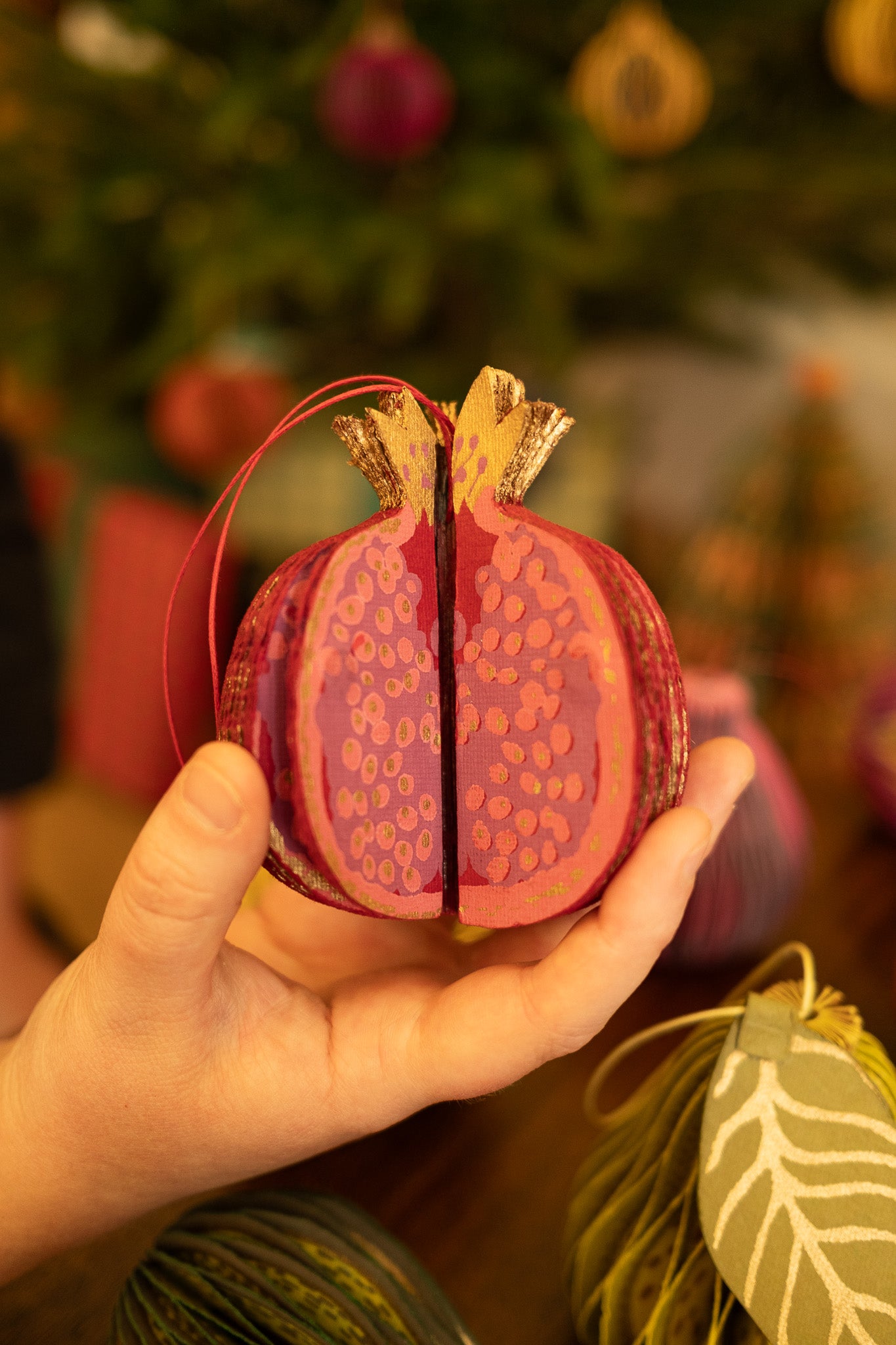 Pomegranate Honeycomb