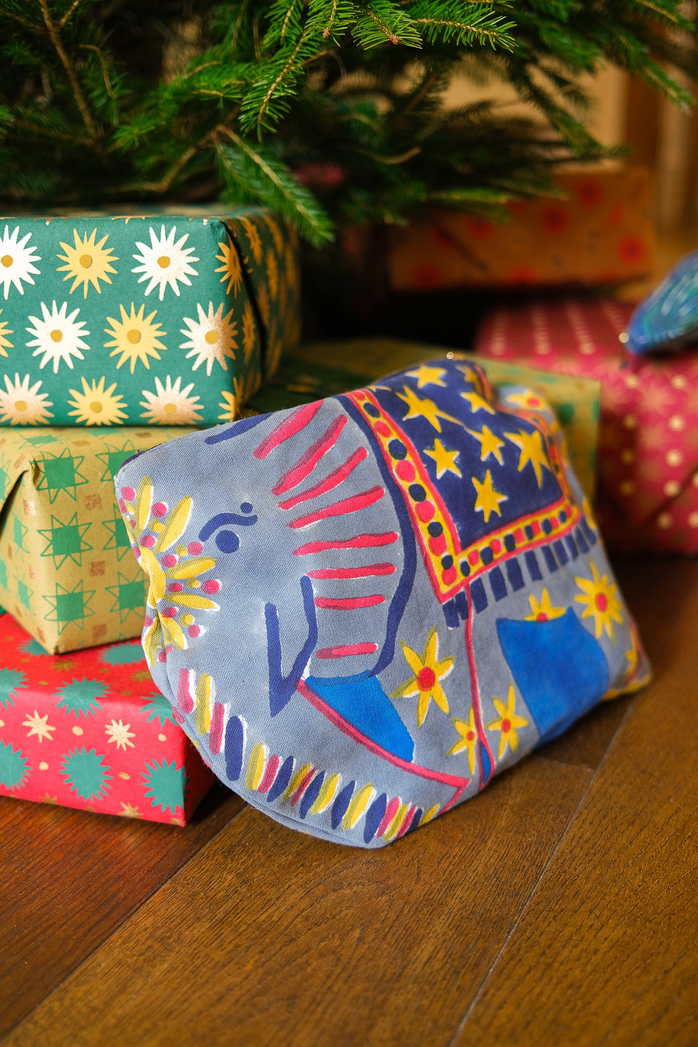 Elephant Fabric Case