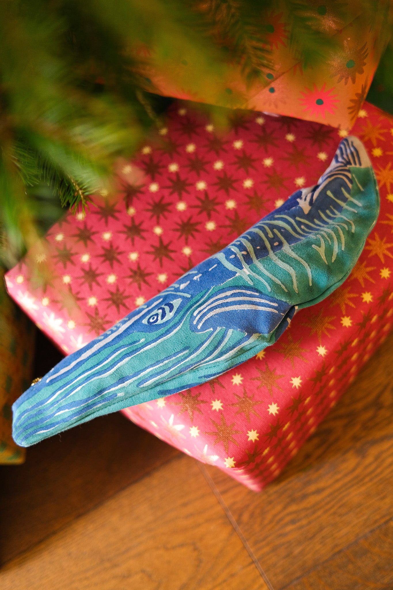 Whale Fabric Case