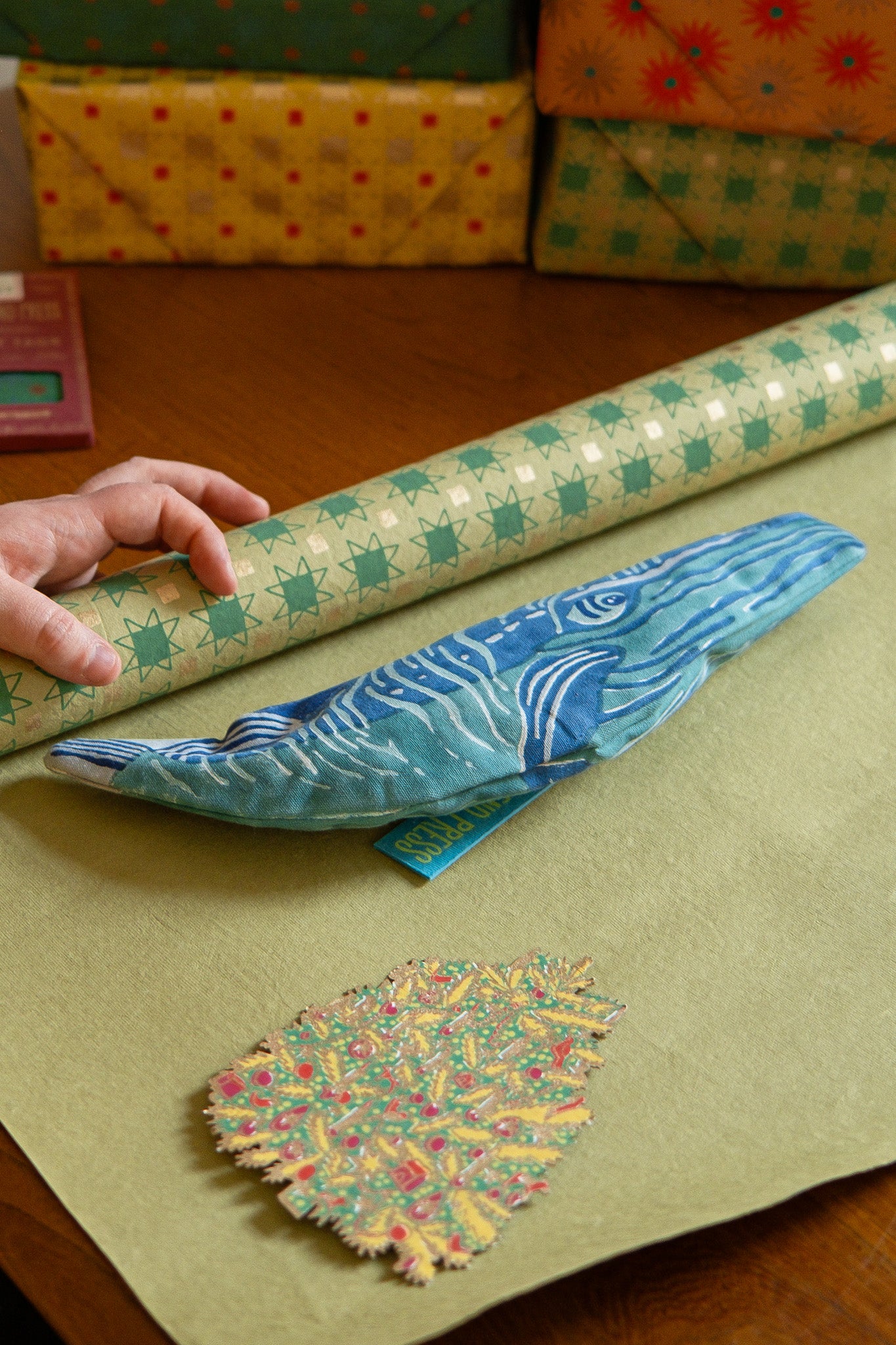 Whale Fabric Case