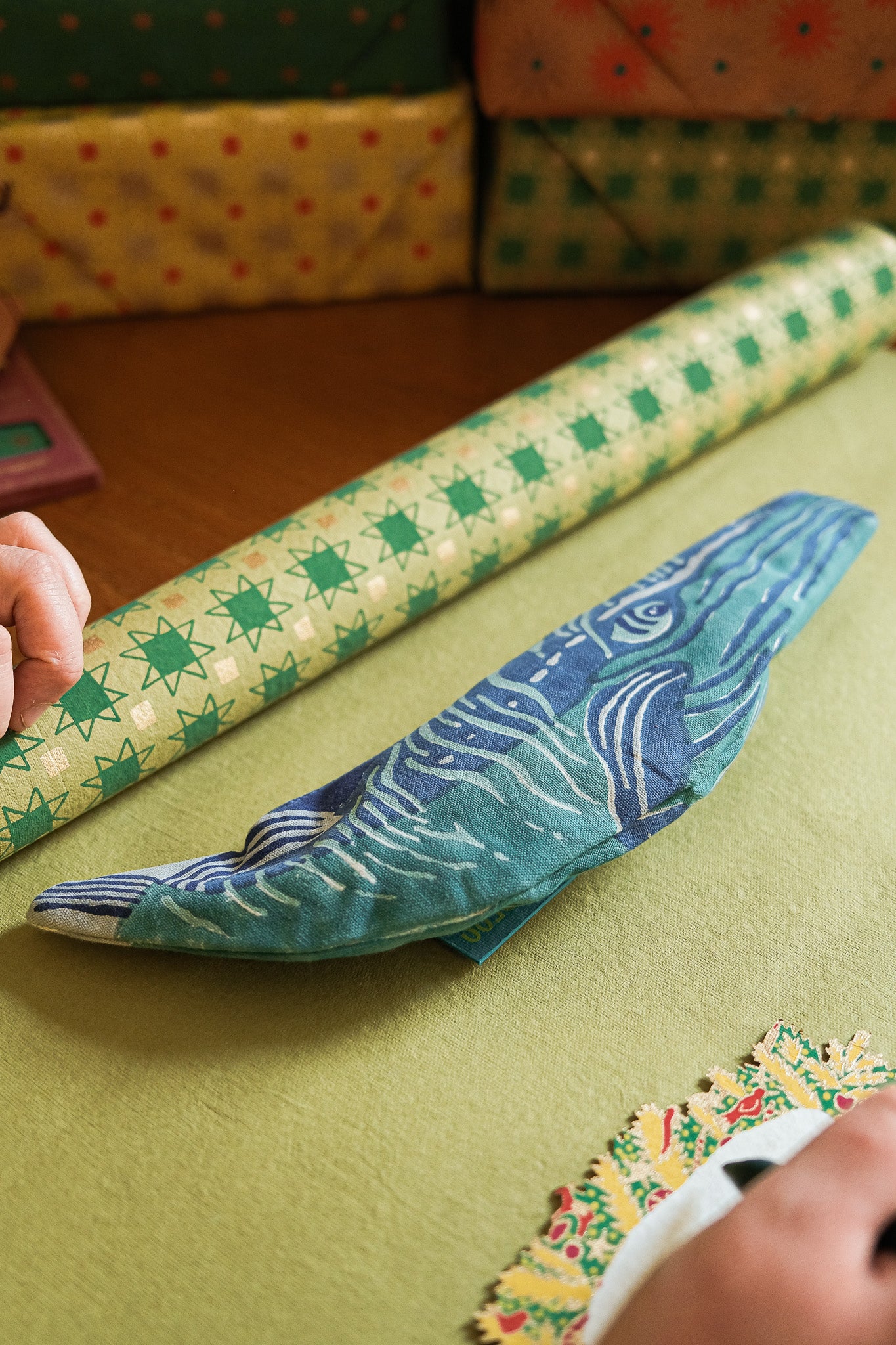 Whale Fabric Case