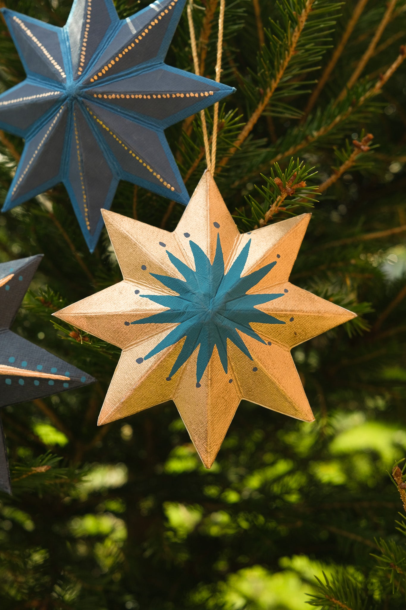Golden Star Board Ornament