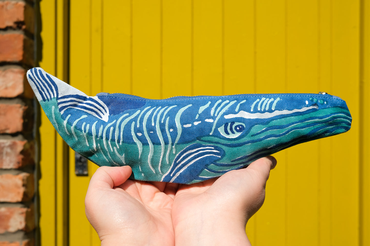 Whale Fabric Case