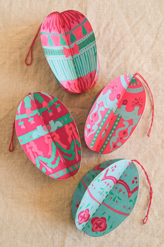 Easter Egg Paper Ornaments