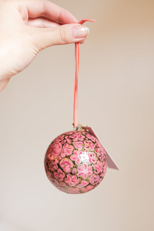 Lilac Florals Bauble