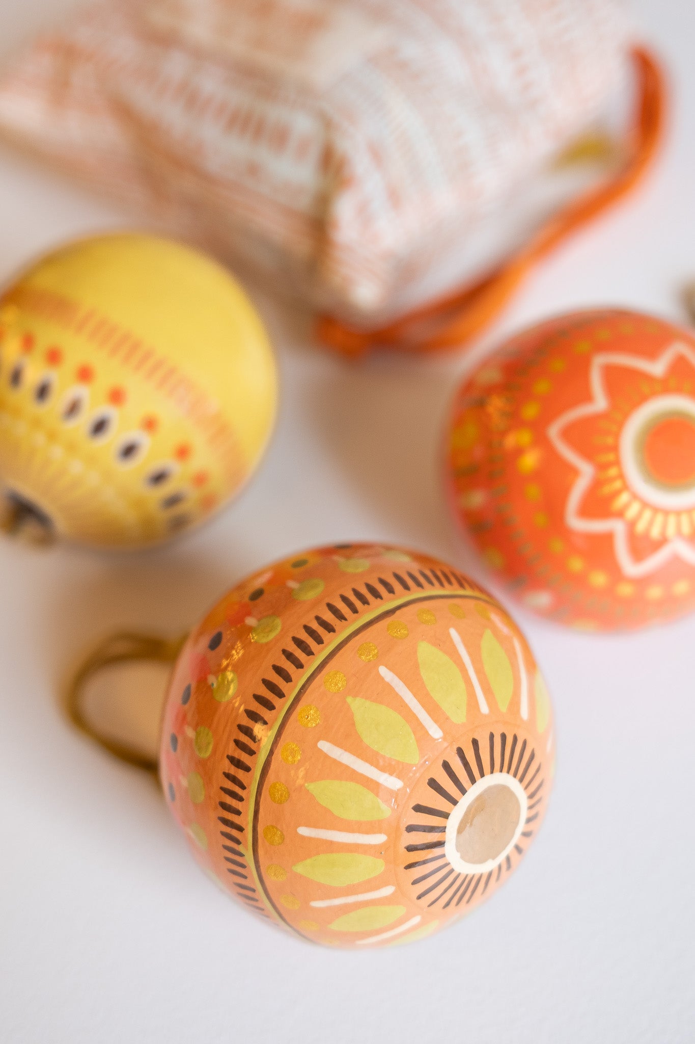 Yuletide Gold - Set of Three Baubles
