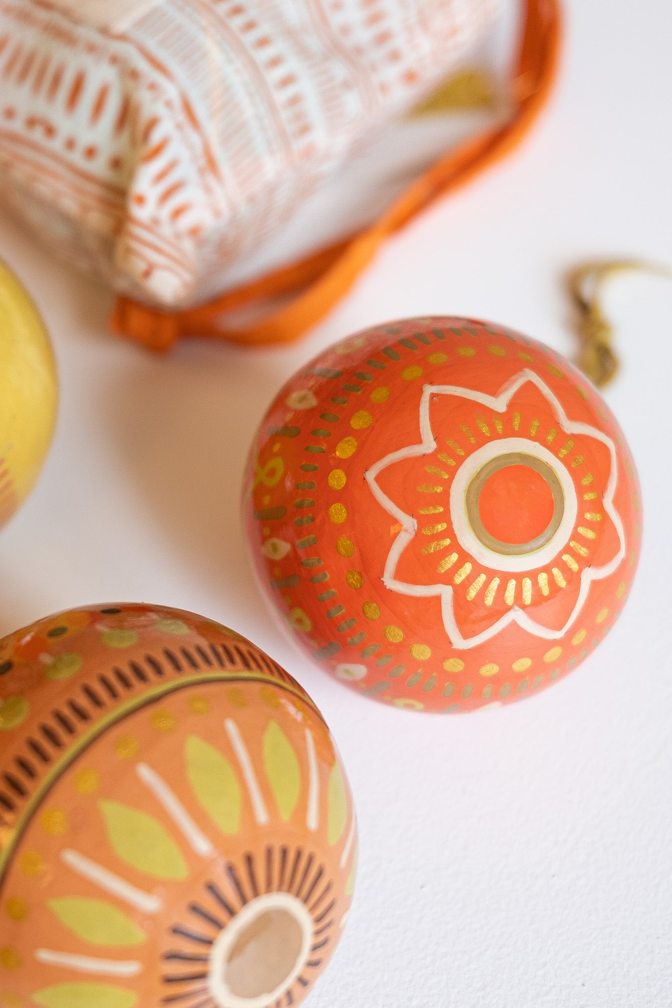 Yuletide Gold - Set of Three Baubles
