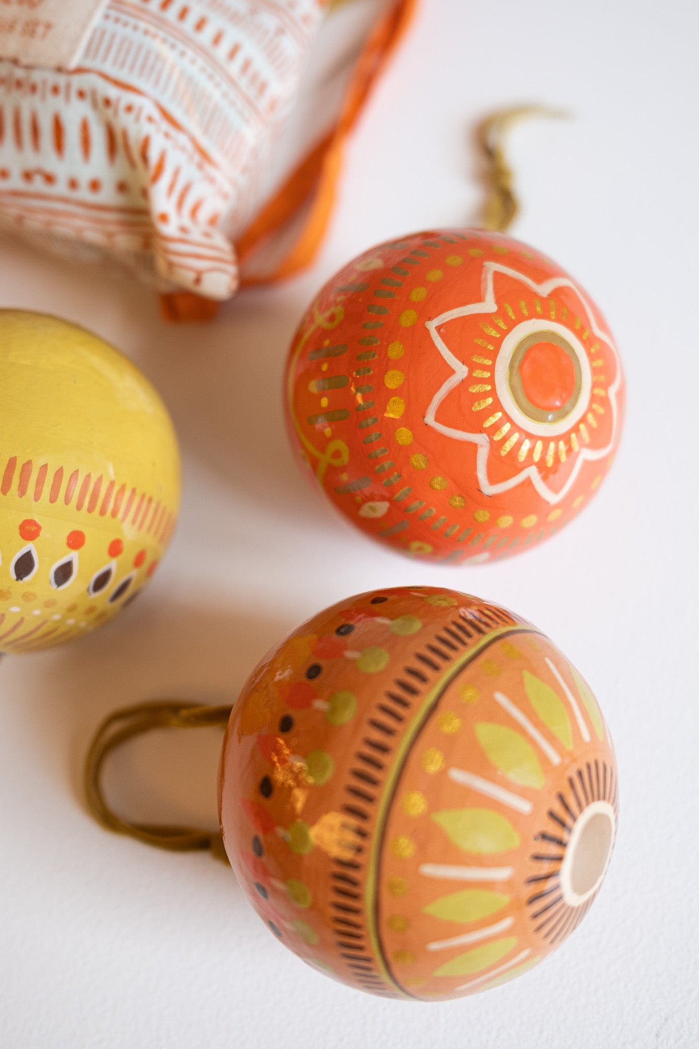Yuletide Gold - Set of Three Baubles
