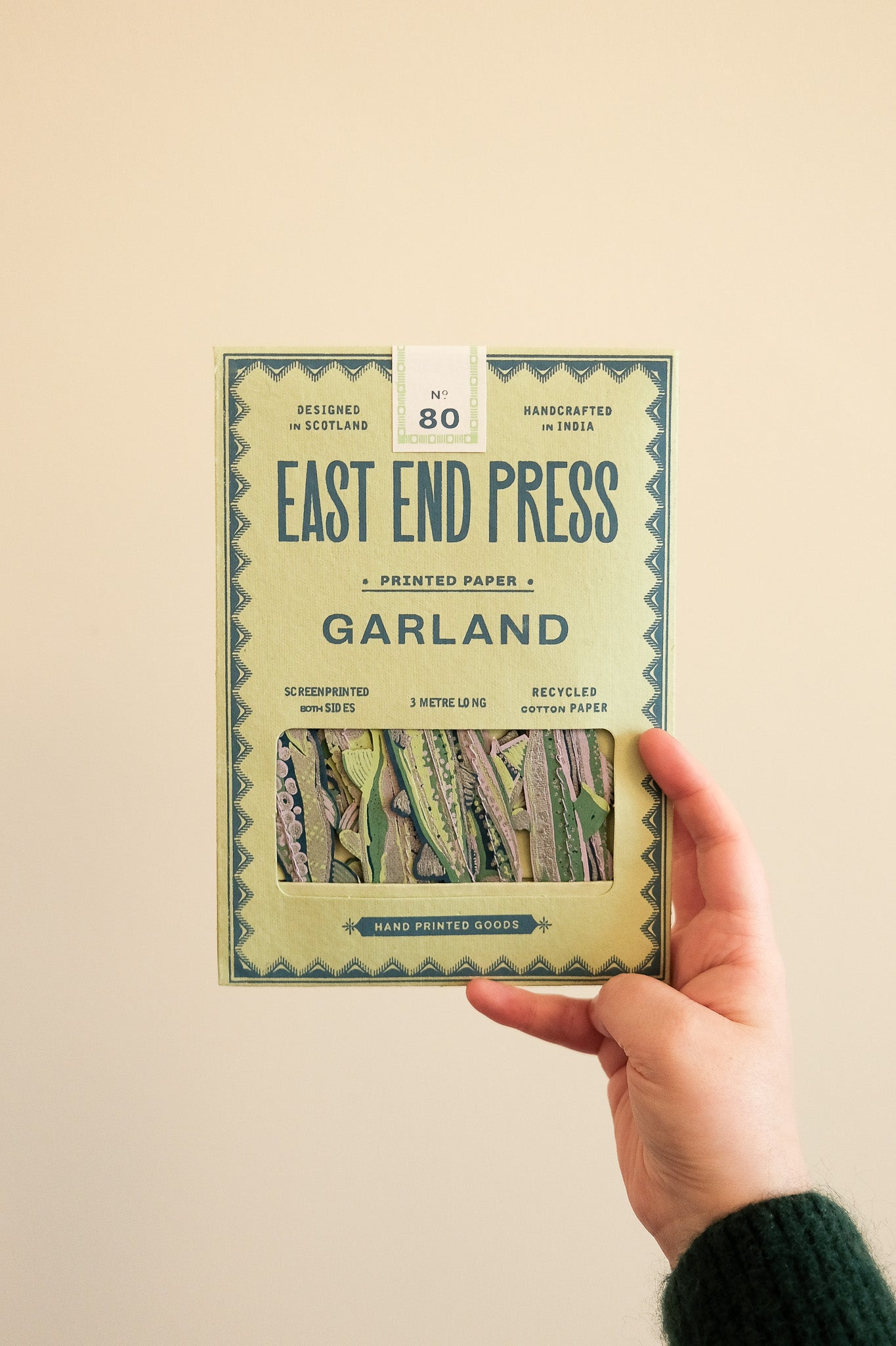 Tasty Anchovies Sewn Garland