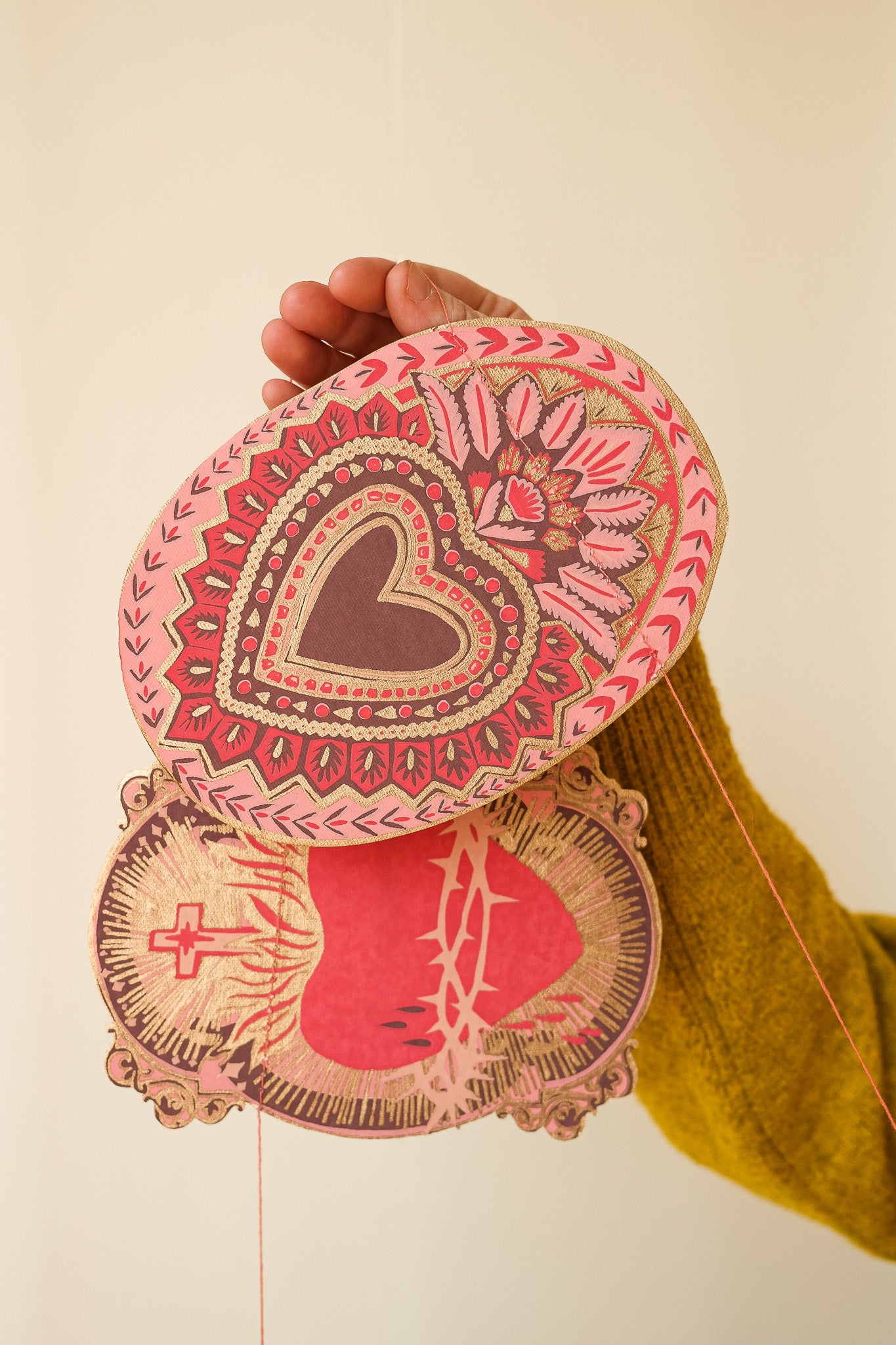 Saint Valentine Sewn Garland