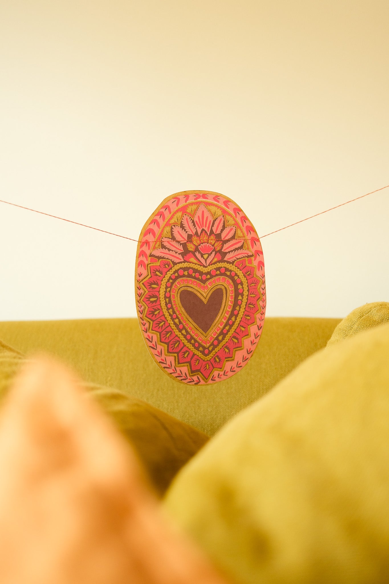 SAINT VALENTINE SEWN GARLAND