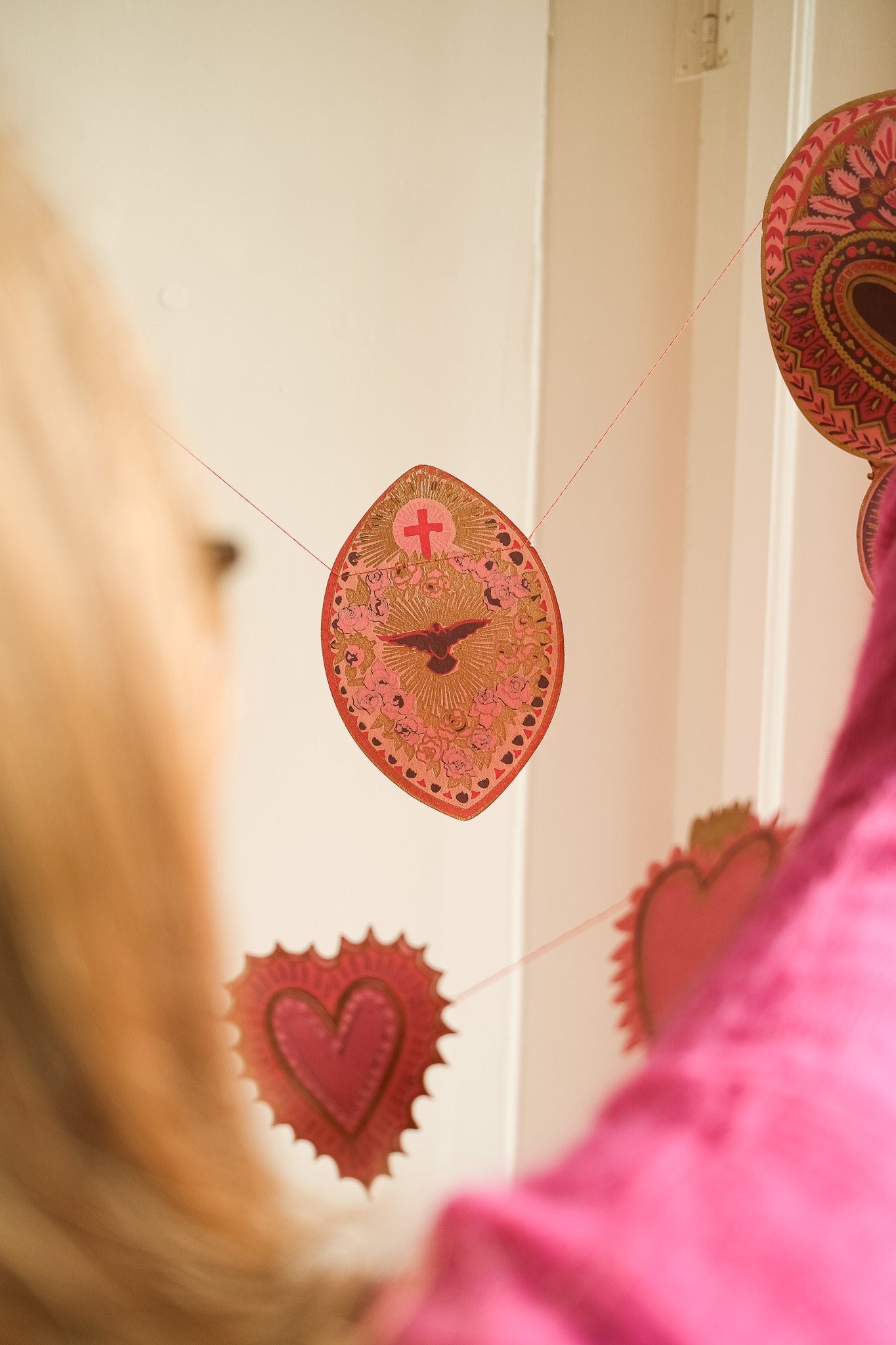 SAINT VALENTINE SEWN GARLAND