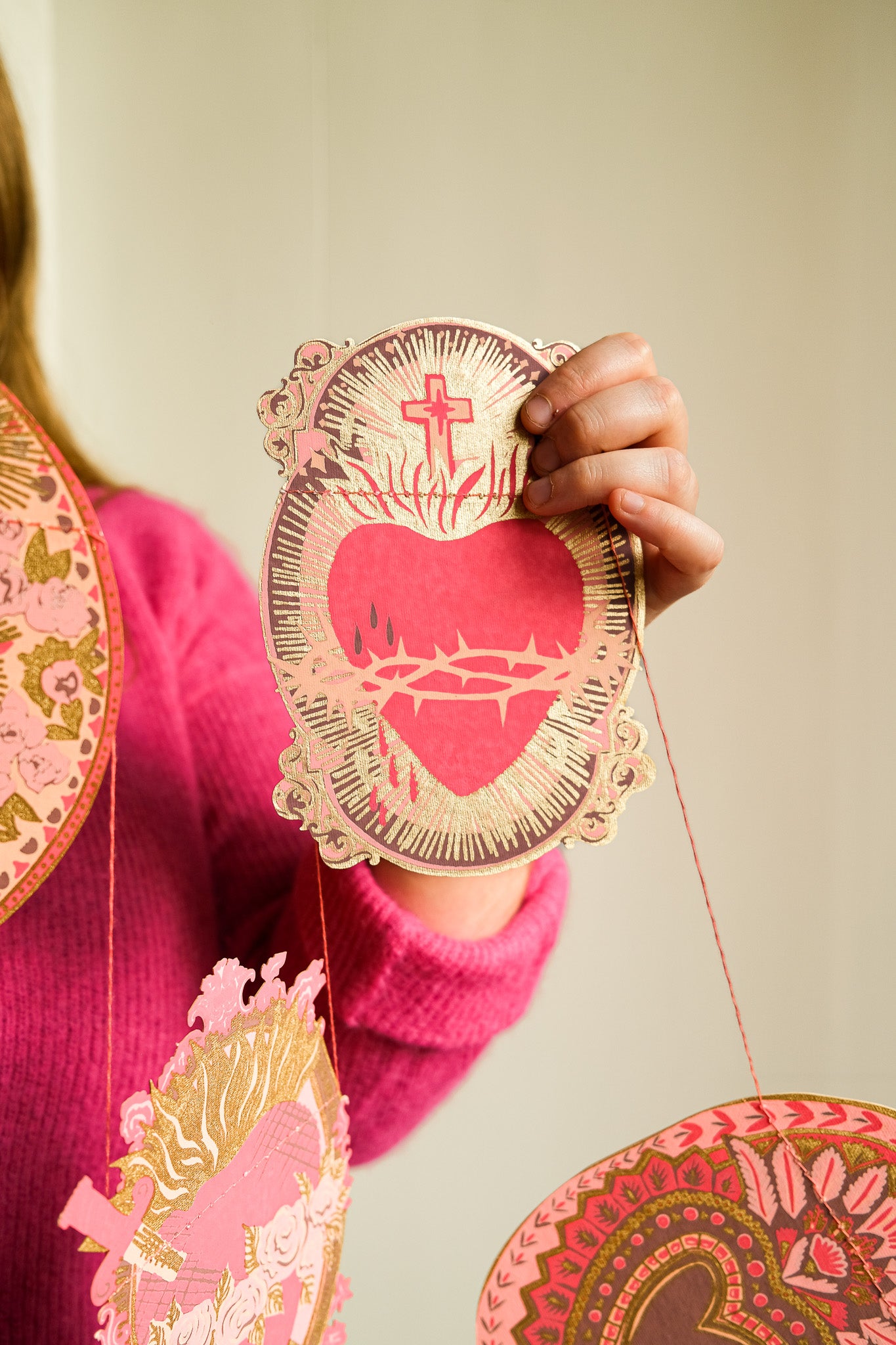 SAINT VALENTINE SEWN GARLAND