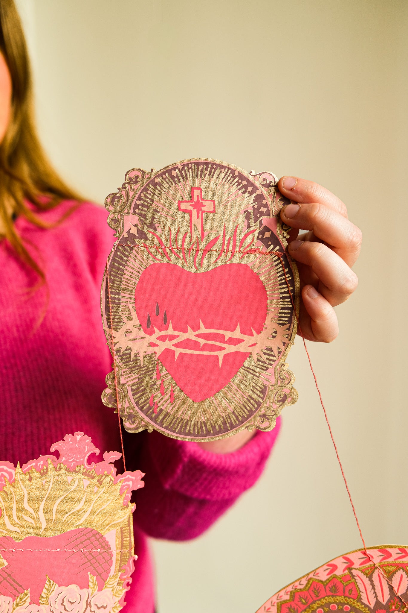 SAINT VALENTINE SEWN GARLAND