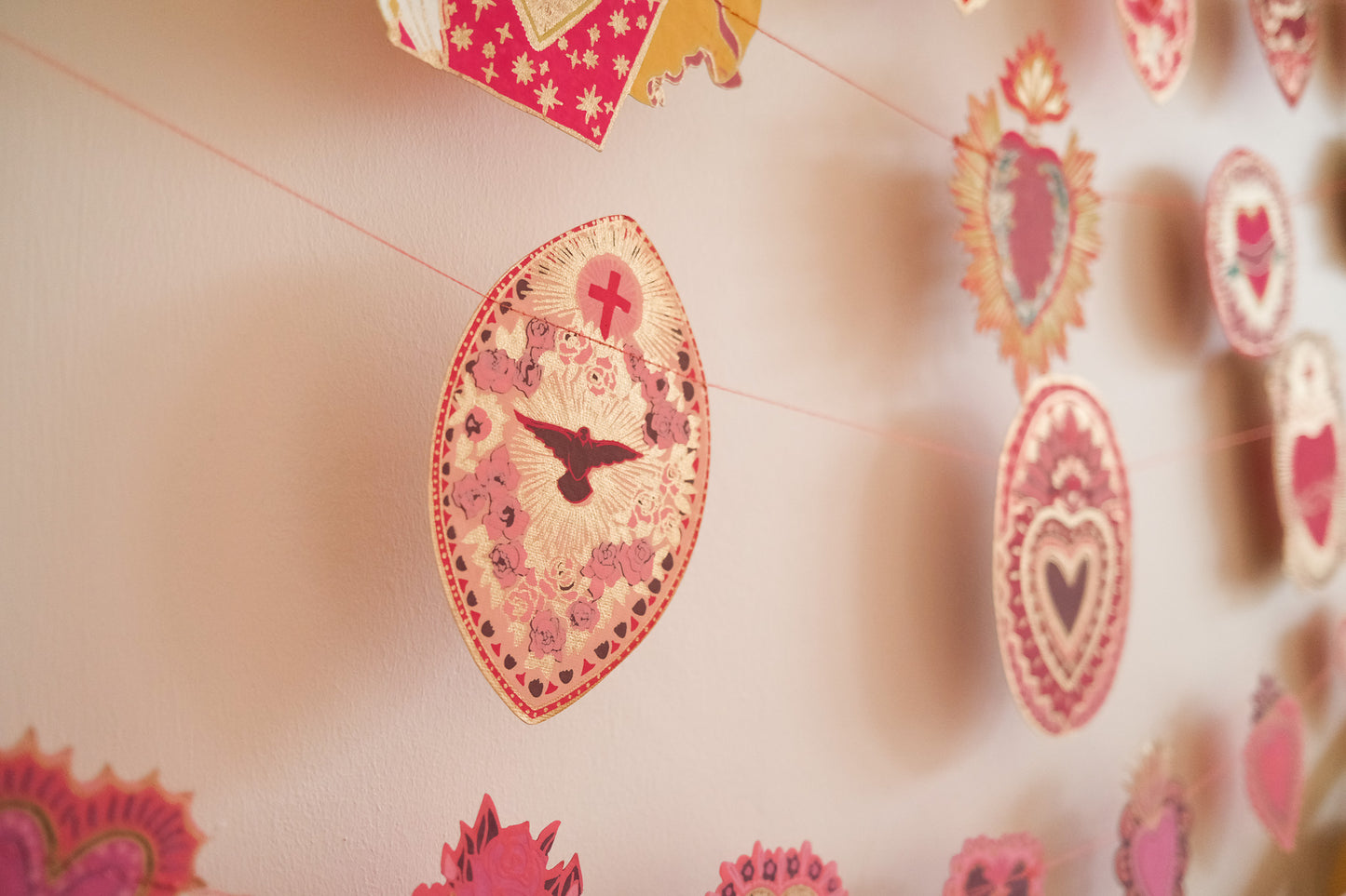Saint Valentine Sewn Garland