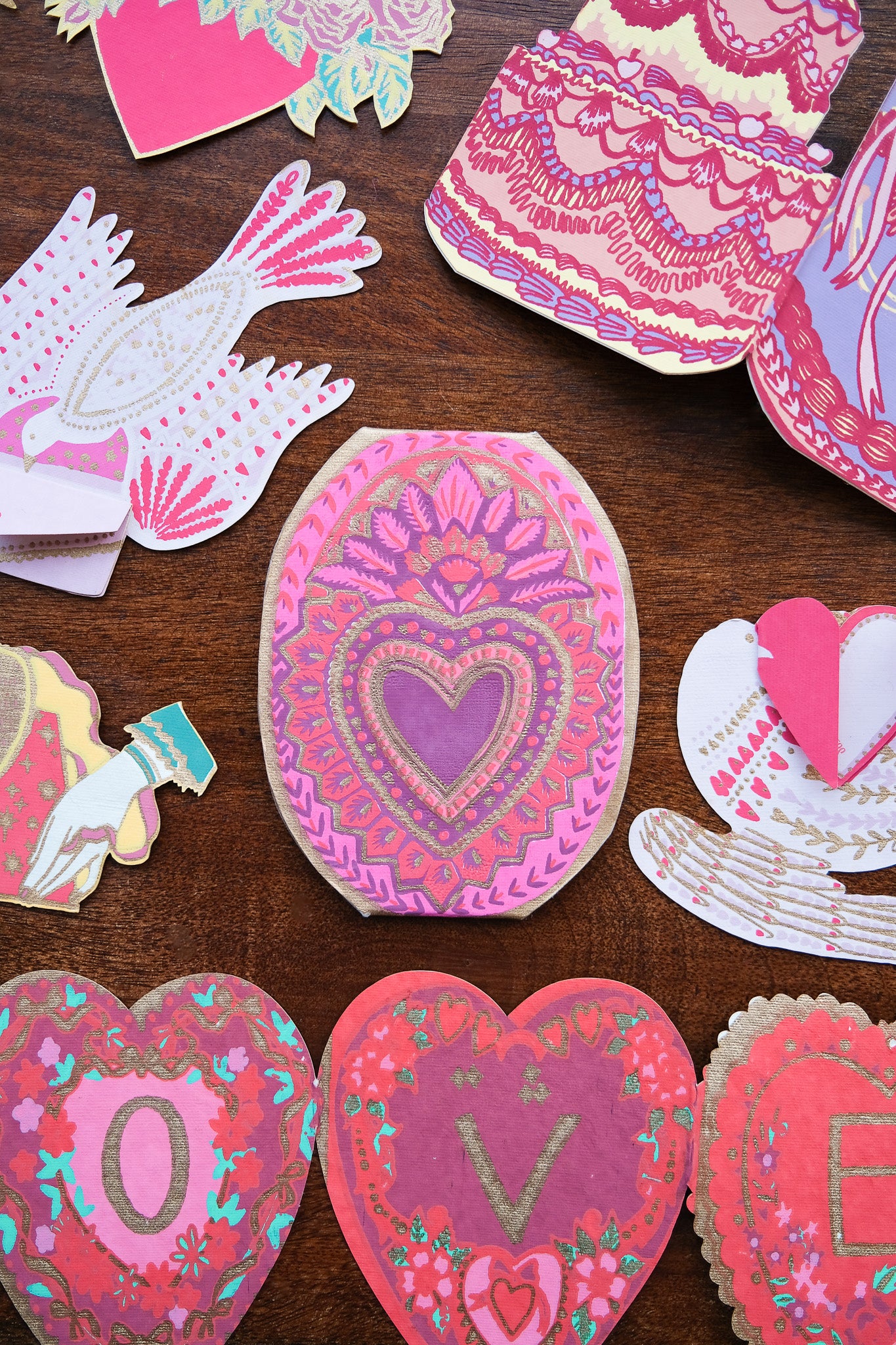 Heart of Feathers Greeting Card