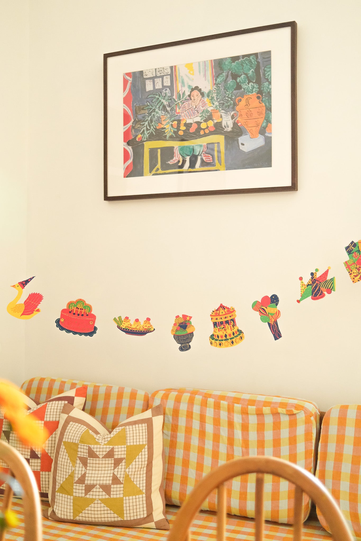 Birthday Party Sewn Garland